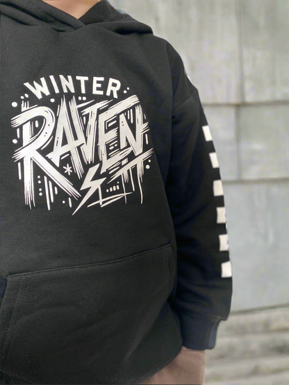 Drop In Hoodie - Winter + Raven