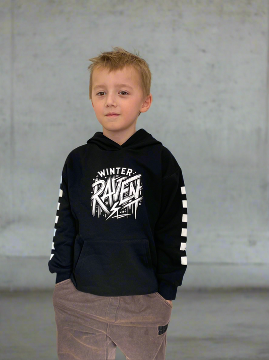 Drop In Hoodie - Winter + Raven